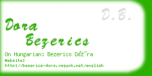 dora bezerics business card